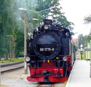 Railway station moritz castle loessnitzbahn