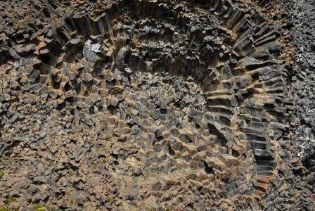 Iceland basaltic rocks pierre photo