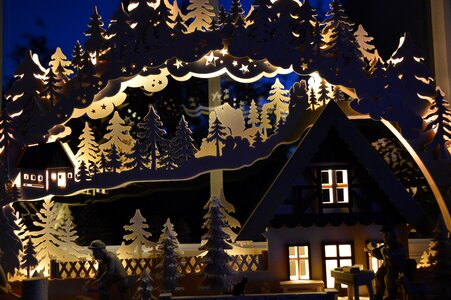 Advent candle arches window decorations