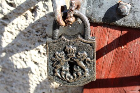 Padlock castle old