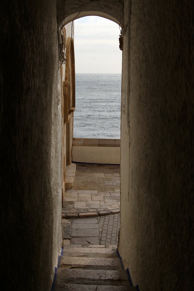 Mediterranean sea landscape place