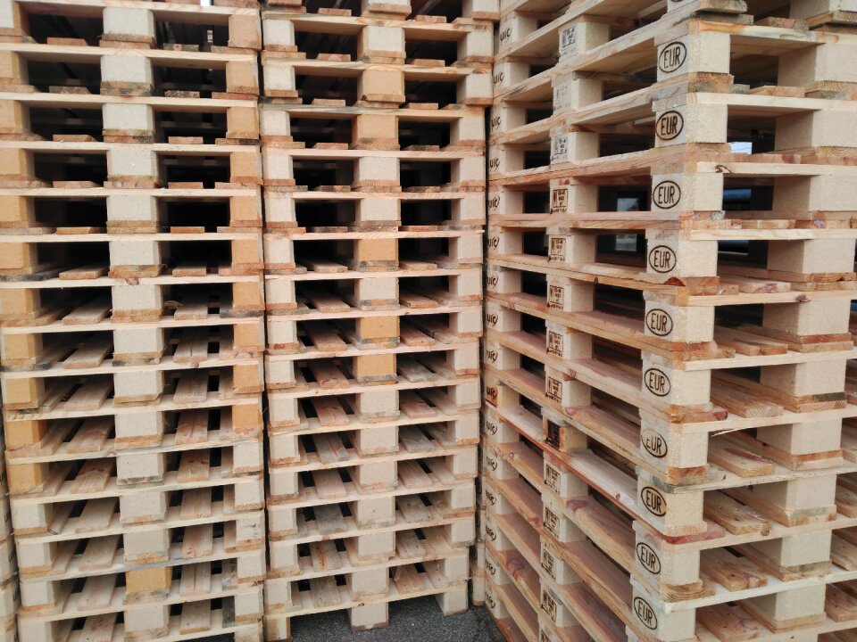 Warehouse wood stack