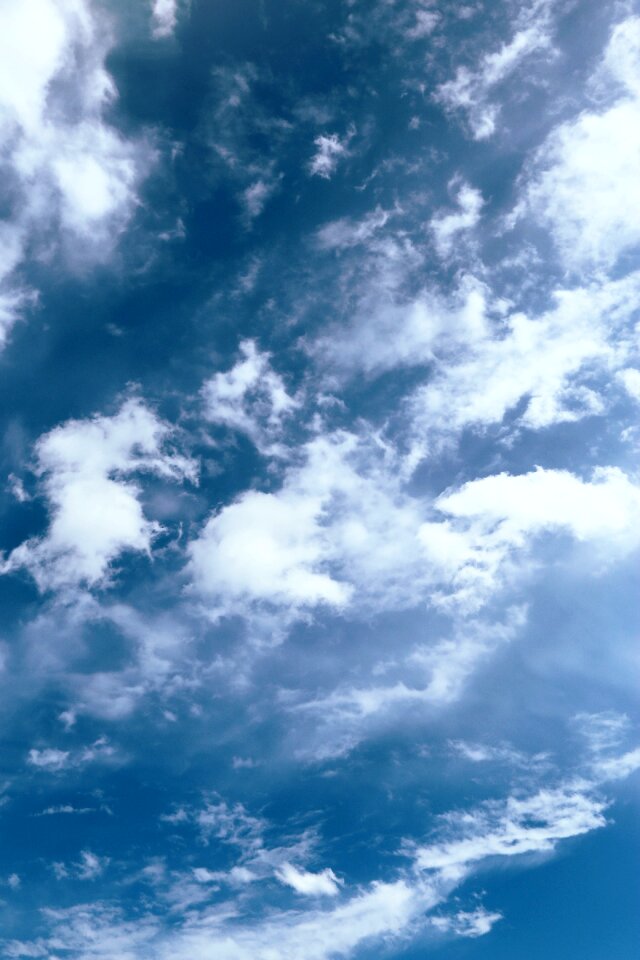 White clouds light days