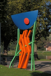 Blue orange green