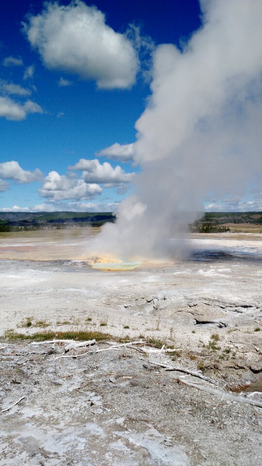 Steam geyser