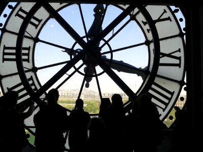 Museum interior clock