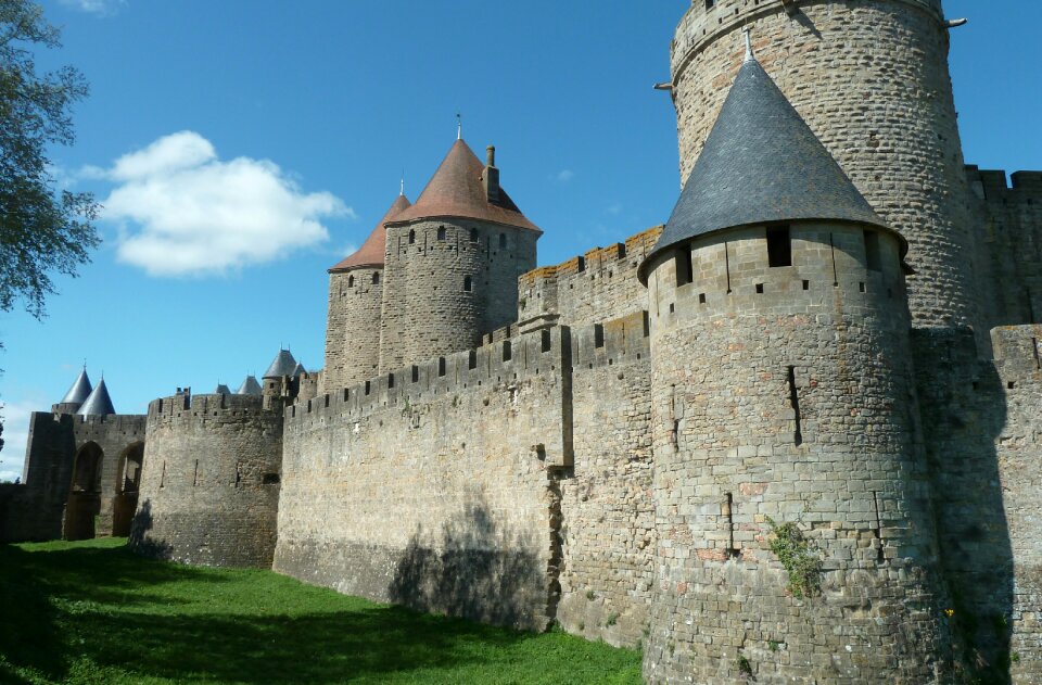 Medieval carcassonne france