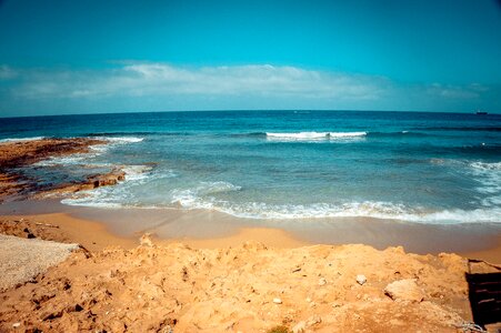 Beach pebbles wave