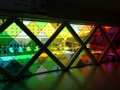 Window colorful glass