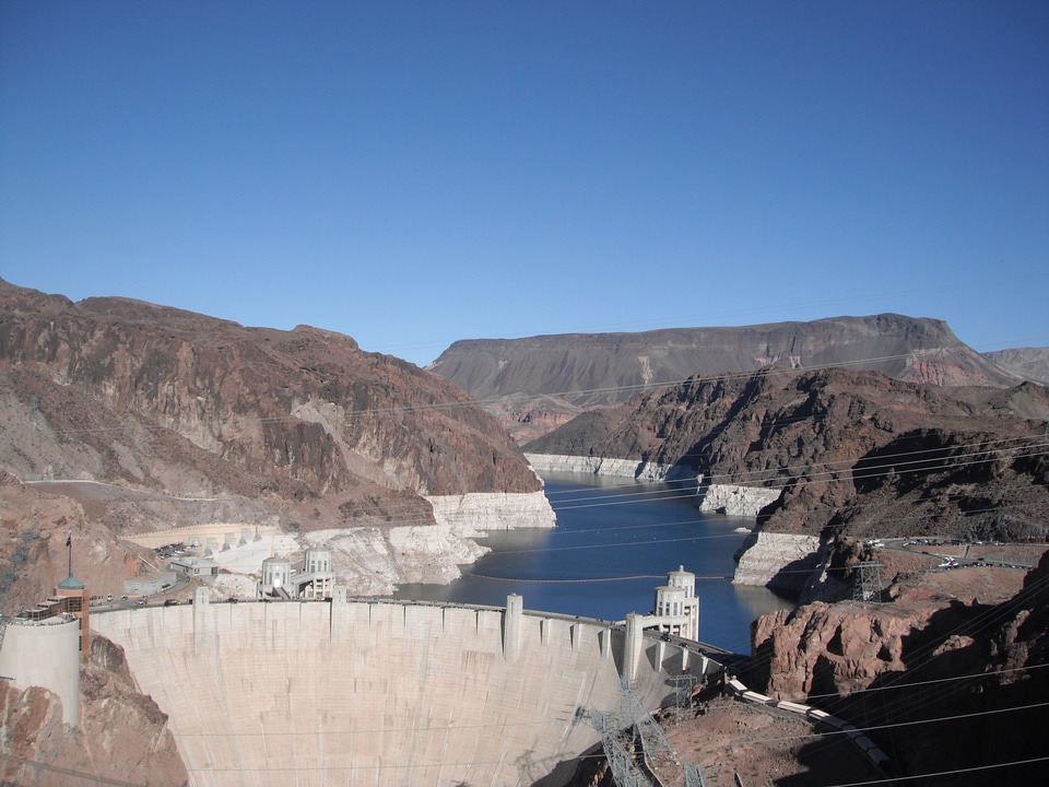 Hoover dam dam lake mead photo