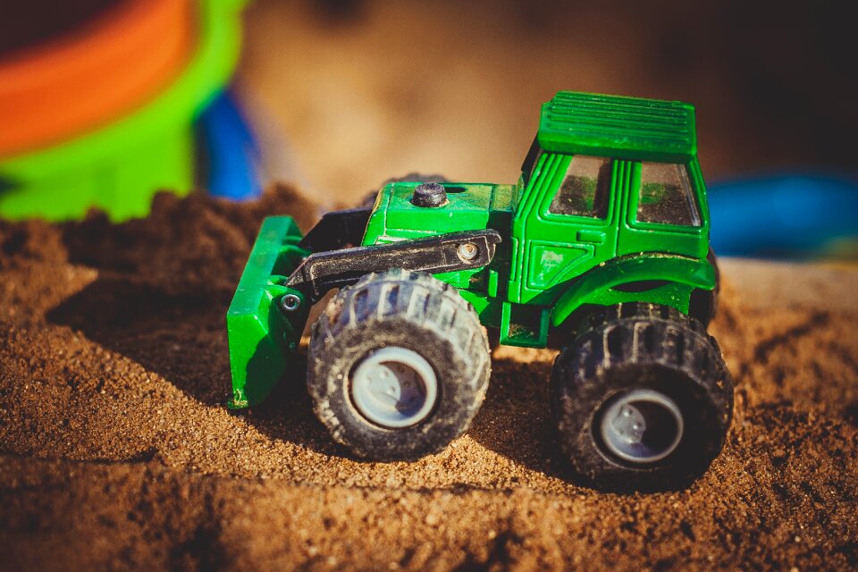 Tractor fantasy plastic