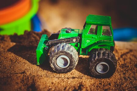 Tractor fantasy plastic