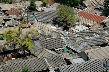 Roofs houses china photo