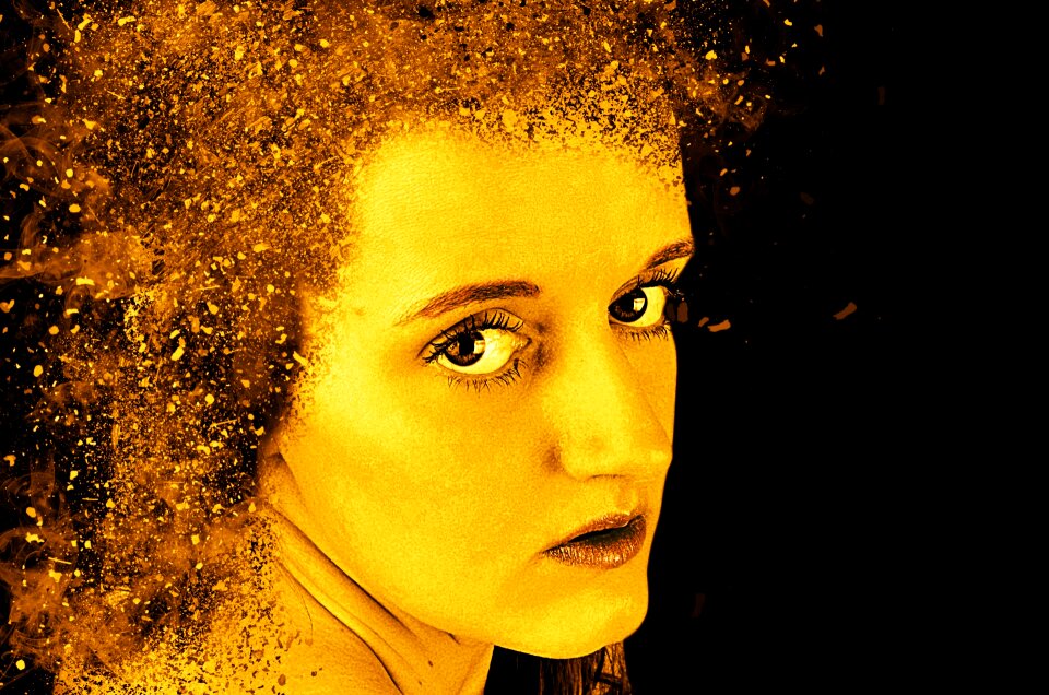 Human young woman female