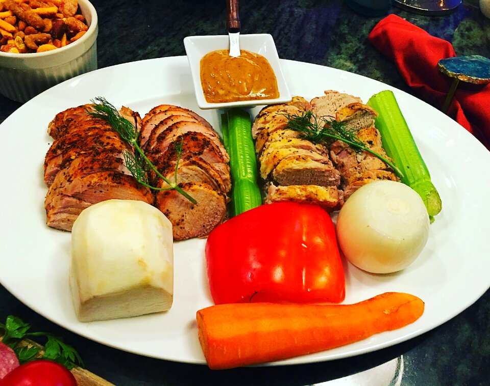 Appetizer plate gourmet