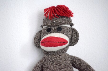 Snowman teddy toy