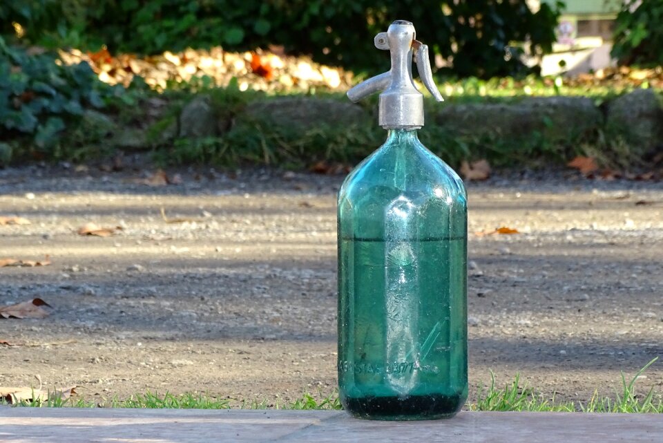 Bottle refreshing soft drink