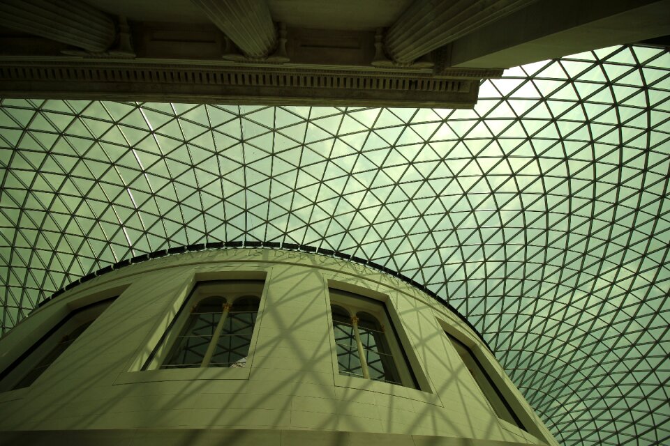 Construction stained glass window london