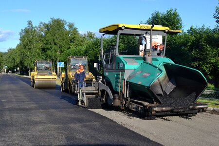 Heavy machinery special machinery roadway