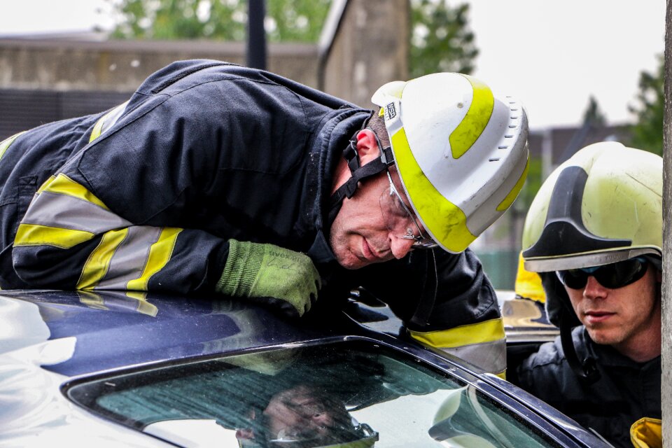 Fire duty helmet