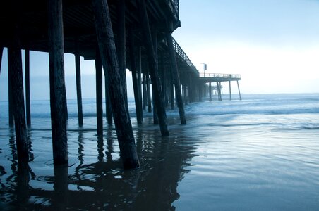 Dock california evening photo