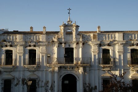 Rustic facade old house