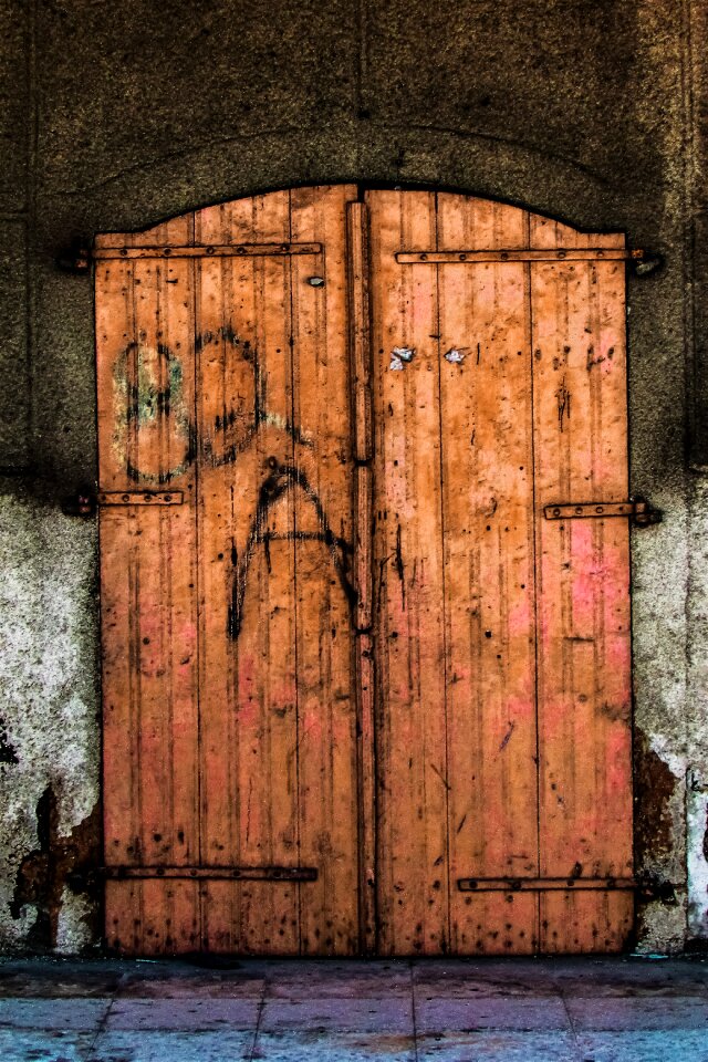 Old door entrance architecture