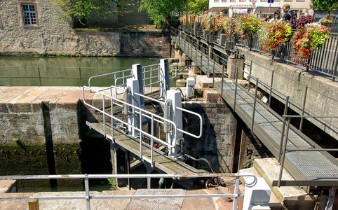 Lock navigation water courses photo
