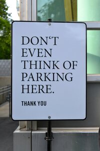 Street warning information photo