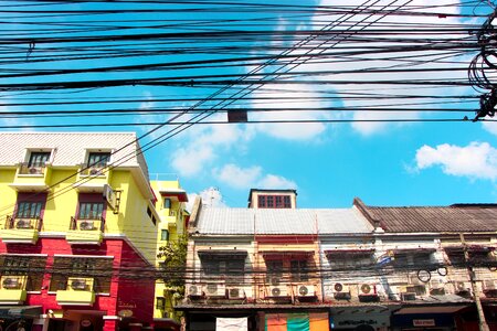 Street wire electricity