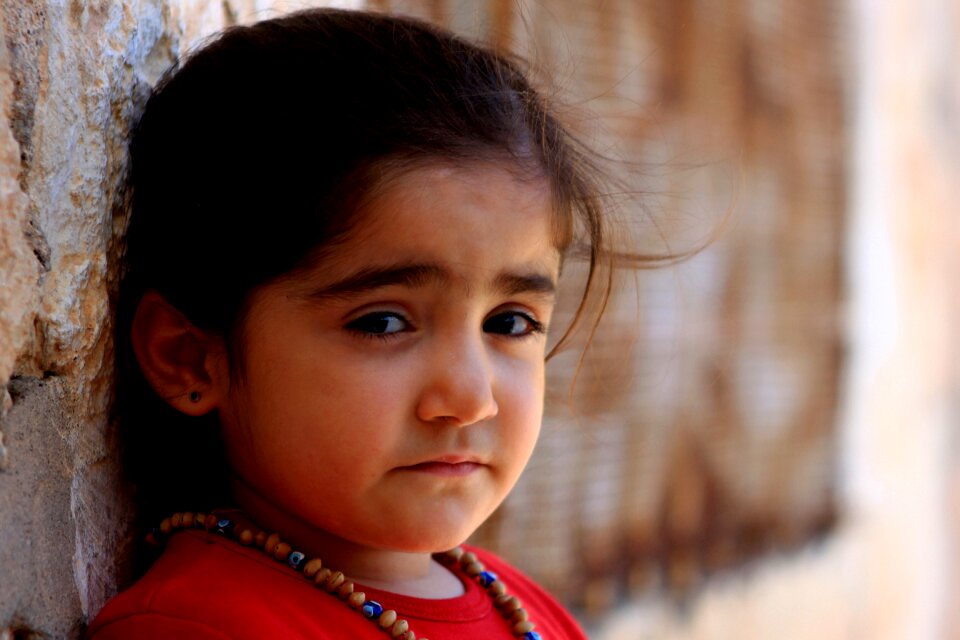 Face the innocence eyes