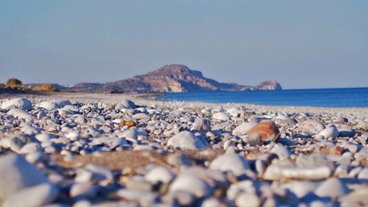 Island beach water