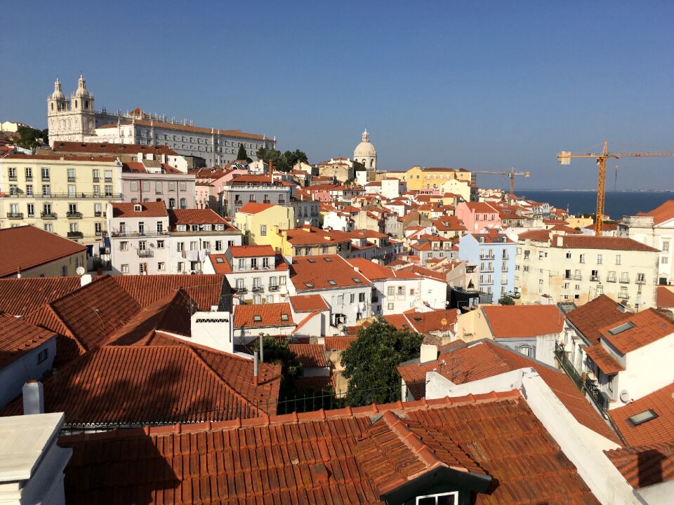 City roofs city view