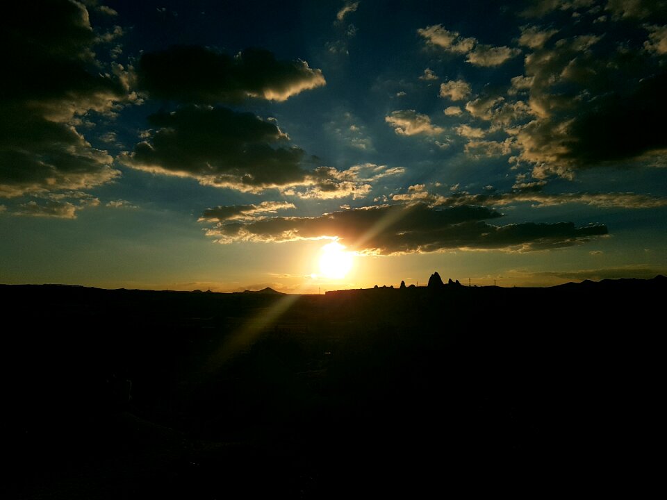 Turkey the suns in the evening