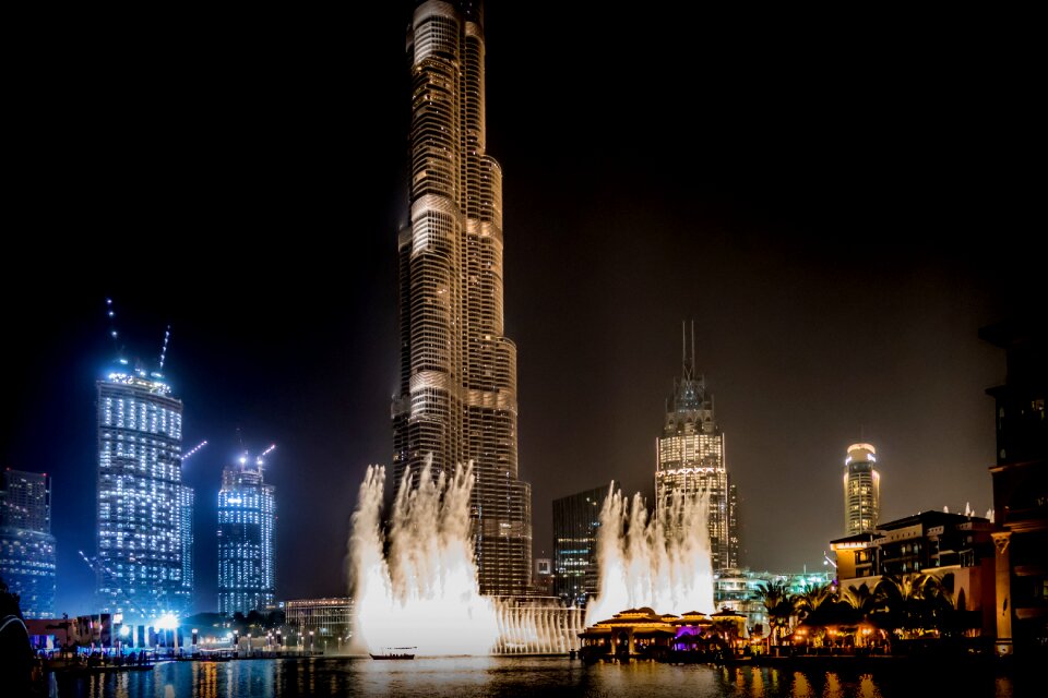 Fountain architecture facade