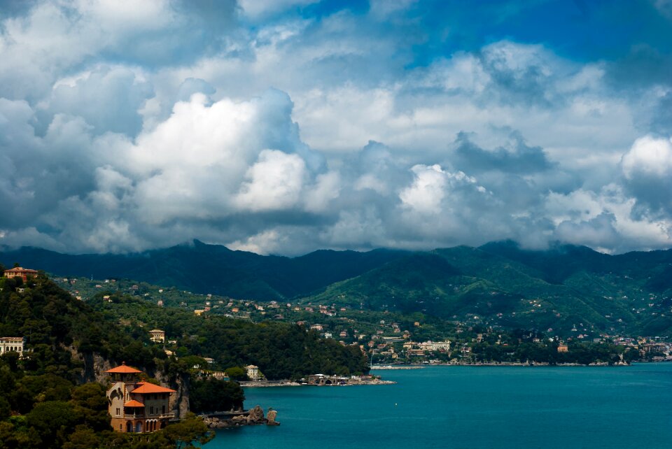 Clouds sky landscape