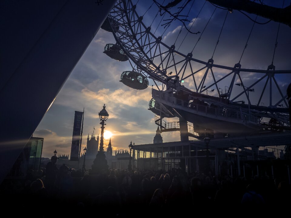 London eye thames