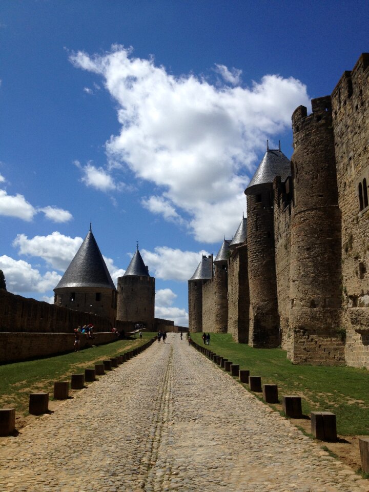 Medieval citadel france river od