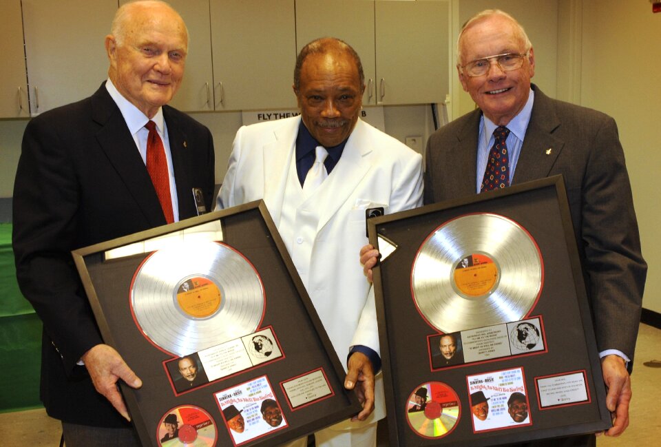 Apollo 11 commander neil armstrong platinum copies fly me to the moon