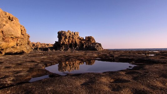 Nature stone landscape