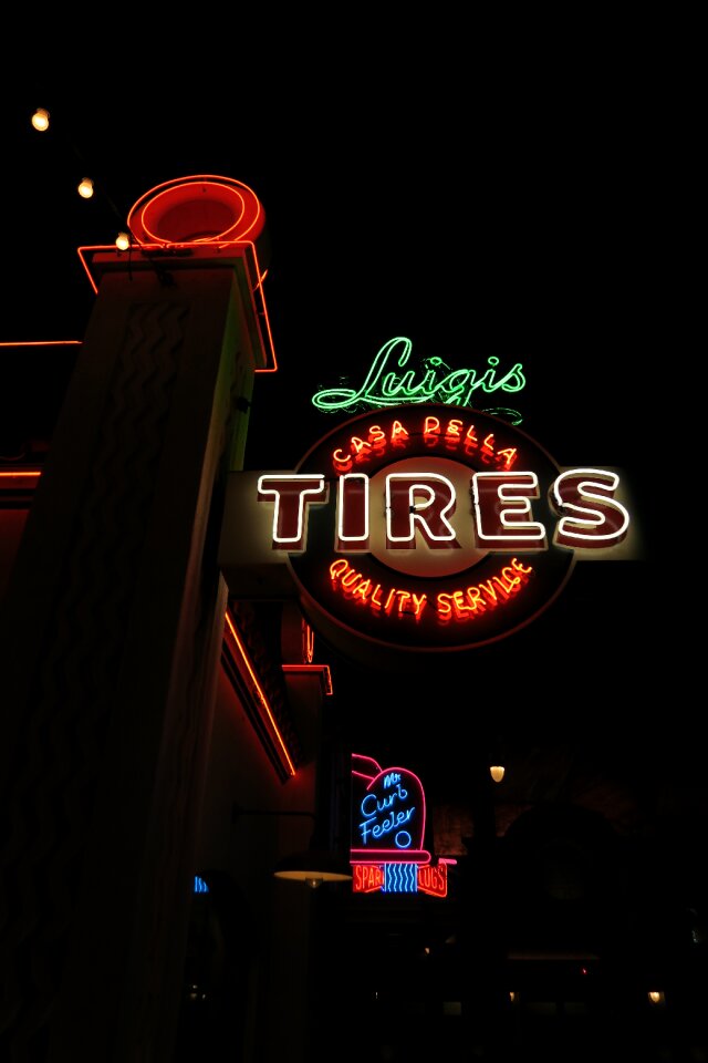 Neon sign street