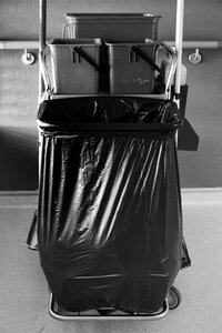 Waste garbage bag photo