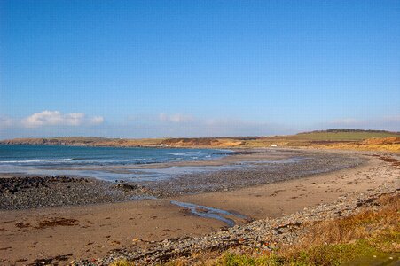 Quiet beach peaceful galloway