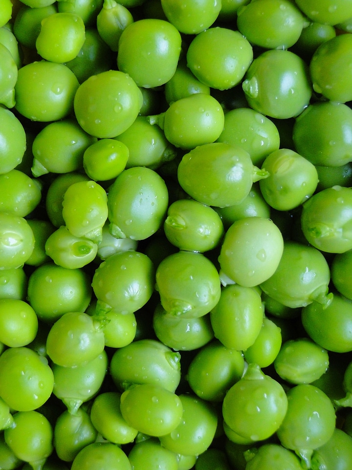 Shelled fresh green