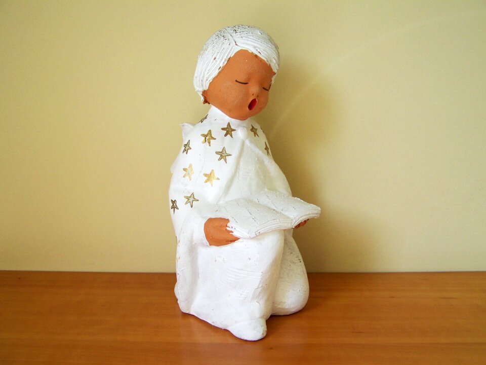 Porcelain figurine christmas holiday