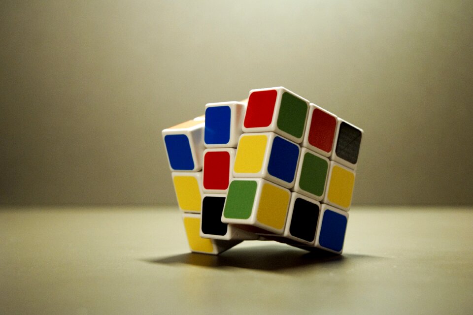 Cube puzzle rubik's
