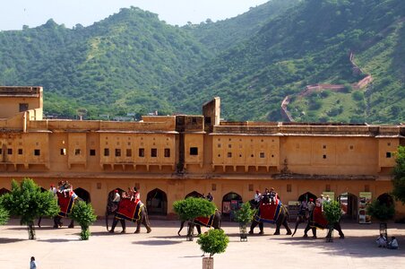 Rajasthan amber fortress photo