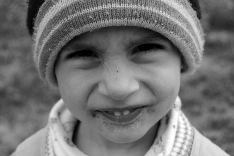 Poor preschooler portrait