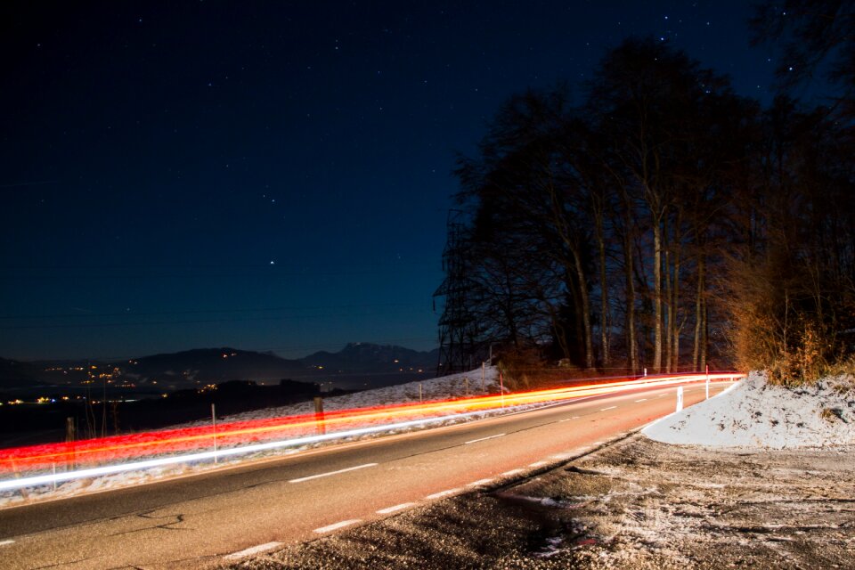 Traffic star night