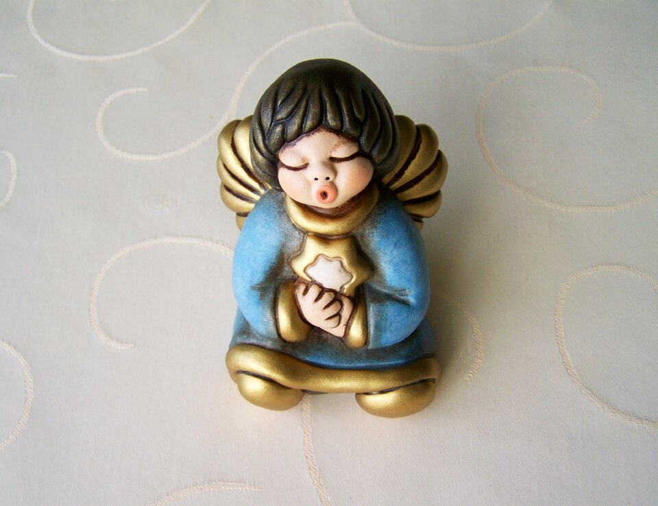 Porcelain figurine christmas holiday